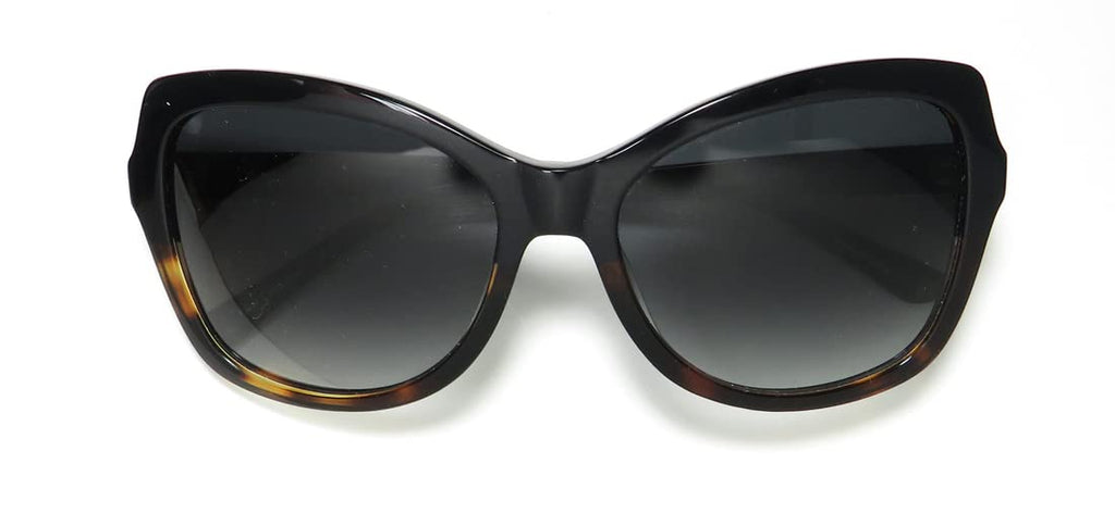 Isaac Mizrahi 30216 Womens/Ladies Oversized Full-rim 100% UVA & UVB Lenses Sunglasses/Sun Glasses (55-16-130, Black/Tortoise)
