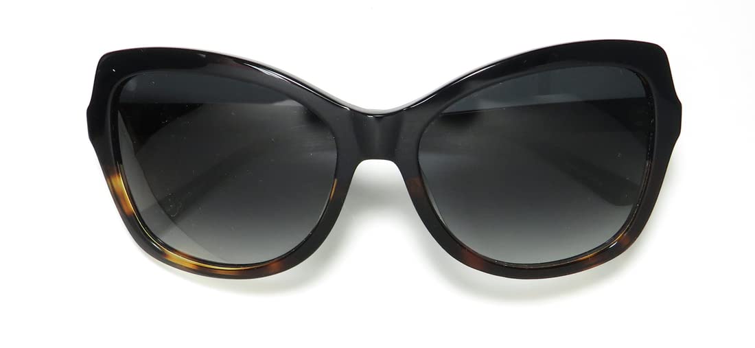 Isaac Mizrahi 30216 Womens/Ladies Oversized Full-rim 100% UVA & UVB Lenses Sunglasses/Sun Glasses (55-16-130, Black/Tortoise)