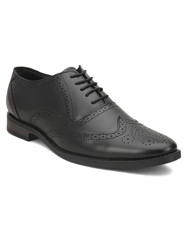 FASHION VICTIM 9005 Mens Black Leather Formal Shoes  9 UK 9