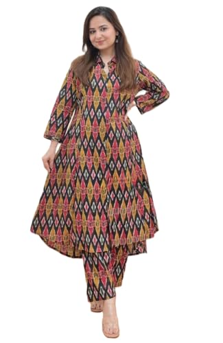 GRECIILOOKS Women Rayon W1816&TR873 Regular Fit Co Ord Sets (Yellow, Small)