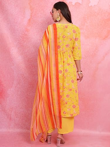 Ketch WomenS Polyester Kurta Set (Khk3001073_Pink
