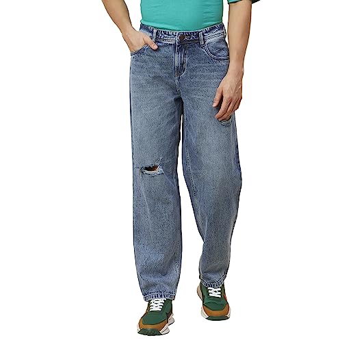 High Star MenS Regular Fit Stretchable Jeans (Hsmjns23009_2_Blue_30)