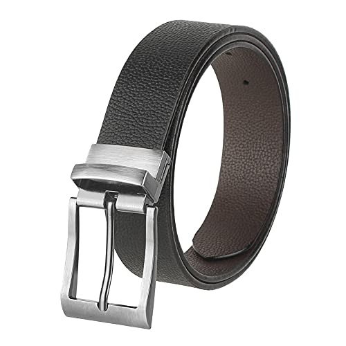 Usl Formal Genuine Leather Belt With Adjustable Buckle For Men And Boys (Design 1, Size 30) 30