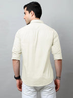 Tee Projekt Cotton Shirt for Men ll Front Pocket Shirt ll Stylish Long Sleeve Shirt ll Soild Regular Fit (Pack of 2)