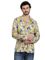 Kotty MenS Relaxed Fit Printed Spread Collar Casual Shirt(Multicolor,Xl)
