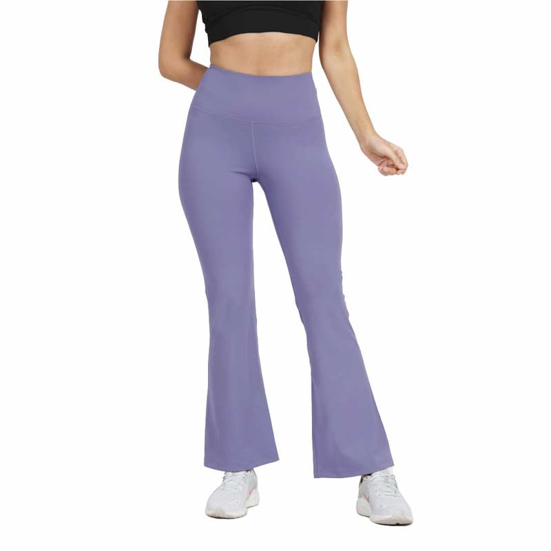 BlissClub Ultimate Flare Pants Lite Regular for Women Upto 54 ft | High Waist Trousers and Formal Pants for Office wear | Comfo