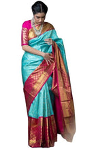 Flosive Ayn WomenS Present Banarasi Soft Lichi Silk Saree Beautiful Jacquard Rich Pallu Design Work Zari Woven Silk Style Saree