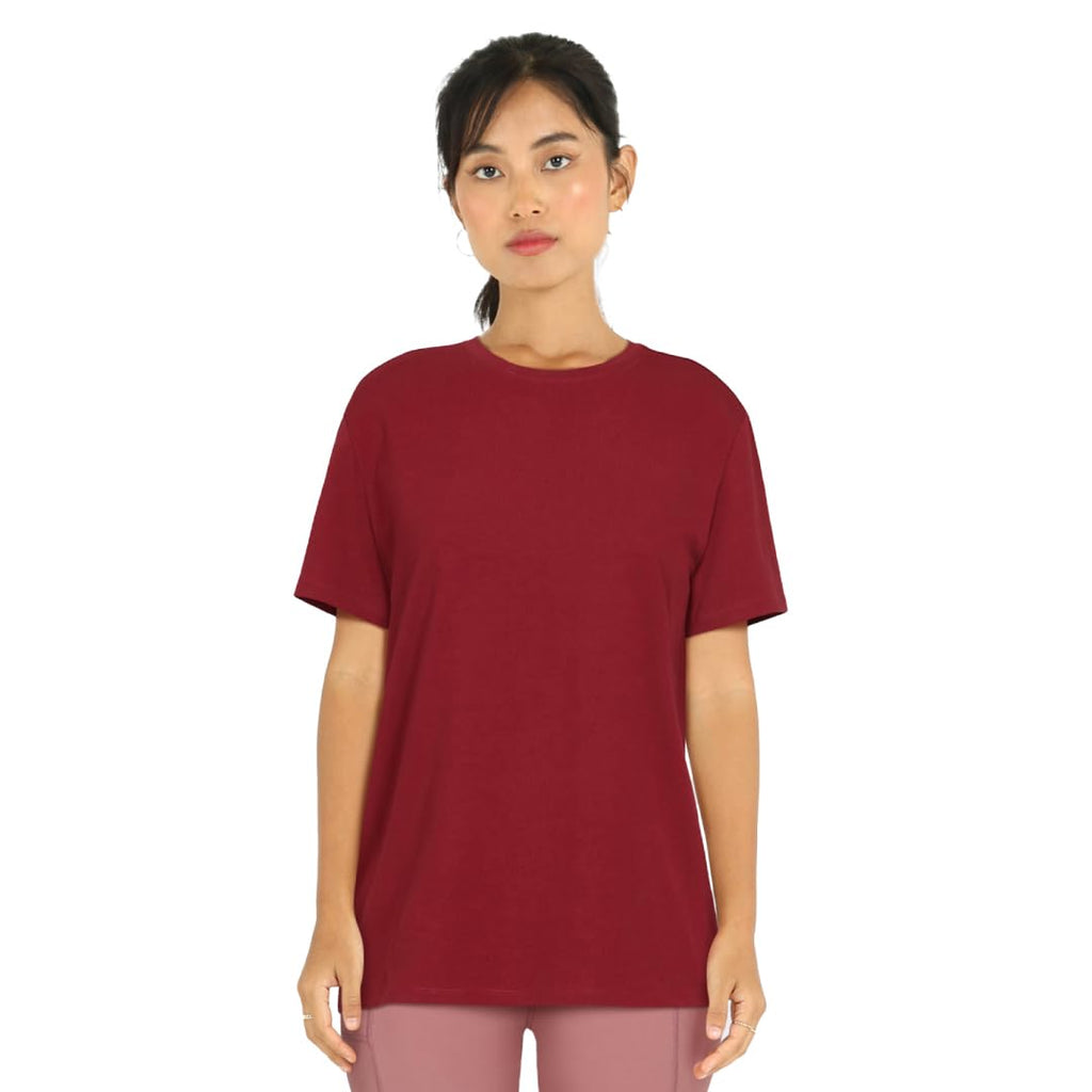 BlissClub Women The Last Tee - Boyfriend tee | Womens t-Shirt |  Sleeves | Hip Covering | Cotton Tee
