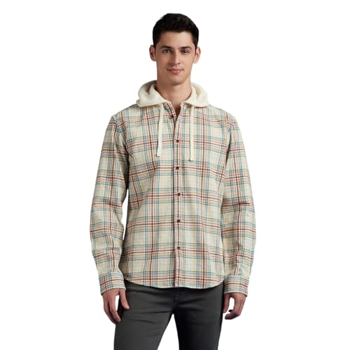 Pepe Jeans MenS Regular Fit Shirt (Pm3091271_Ecru White