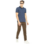 Turtle Men Brown Narrow Fit Fade Jeans