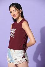 Greciilooks WomenS Solid Ribbed Crop Tank Tops | Knitted Sleeveless Tops For Women| Corset Tops For Girls | Halter Neck Jeans S