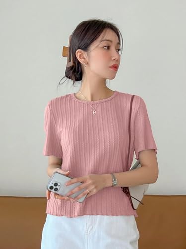 Greciilooks WomenS Fashion Tops  Crop Top, Loose Fit Oversized Shirts & Stylish Korean Tank Tops For Summer Wear (Available In P