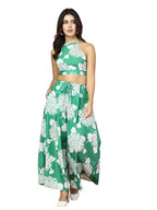 Oomph! WomenS Crepe Top And Trouser Pant Set |Two Piece Co-Ord Set | Wester Wear Regular Fit | Stylish Multipurpose Top - Botto