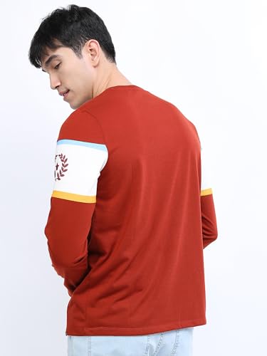 Ketch MenS Slim Fit T-Shirt (Khts000254_Maroon