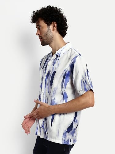 Leriya Fashion MenS Shirts || Printed Rayon Fancy Shirts For Boys || Cool Shirts || Daily, Beach Wear, Festive Shirt For Men ||