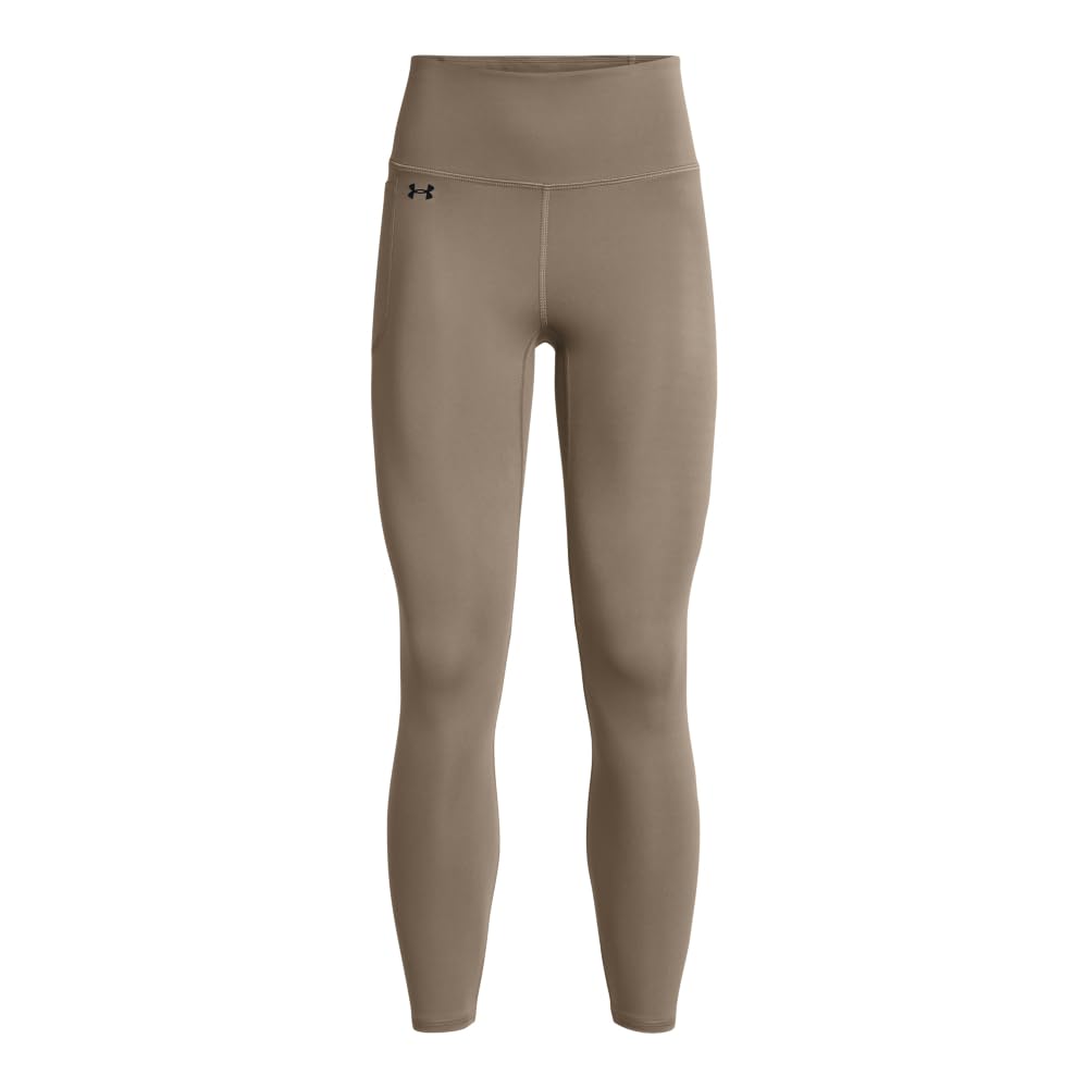 Under Armour Womens Motion Ankle Leggings, (200) Taupe Dusk / / Black, Small