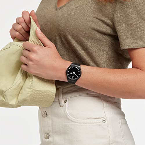 Swatch New Gent BIO-SOURCED Mono Black Again Quartz Watch