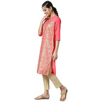 Aurelia Floral Polyester Mandarin Womens Kurta