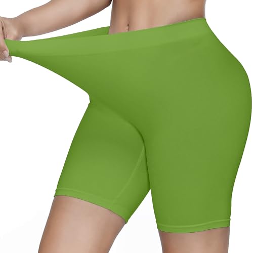KYDA Womens Anti Bacterial Cycling Shorts, Under Skirt Biker Shorts, High Waist Stretchable Yoga Shorts & Gym Workout Skin Fit 