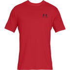 Under Armour Men's UA Sportstyle Left Chest Short Sleeve Shirt LG Red