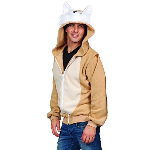 RG Costumes Women's Vixie The Fox Hoodie, Tan, Large