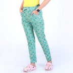 Rupa COLORS Playsure Printed Pyjama for Women Leisurewear, Floral Print Loungewear