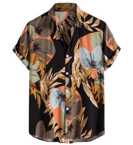 OM SAI LATEST CREATION Regular Fit Shirt for Men || Rayon Casual Shirt for Men || Tropical Leaf Printed Shirt for Men || Stylish