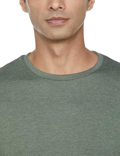 Fyltr MenS Solid T-Shirt - Half Sleeve | Round Neck | 100% Cotton | Regular Fit T-Shirt (Pack Of 2) Grey And Green