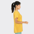 BlissClub Women The Last Tee - Boyfriend tee | Womens t-Shirt |  Sleeves | Hip Covering | Cotton Tee