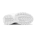 Fila Men's Strada Disruptor fashion sneakers, White/Peacoat/Vinred, 10 US