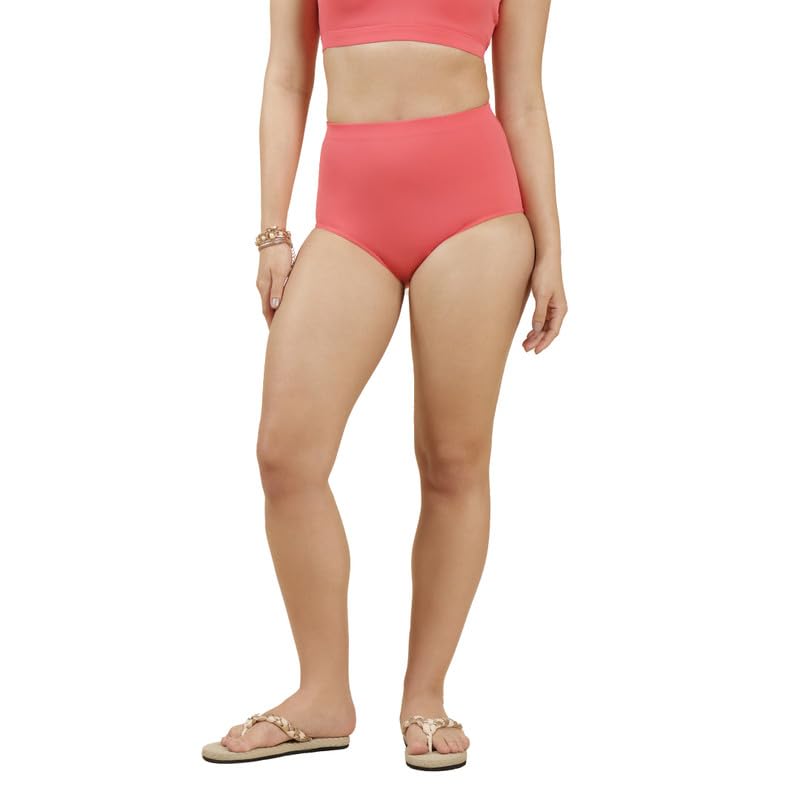 Women Bliss Swim Bottom | Full Coverage | High Waisted | Mesh Lining | Chlorine Resistant