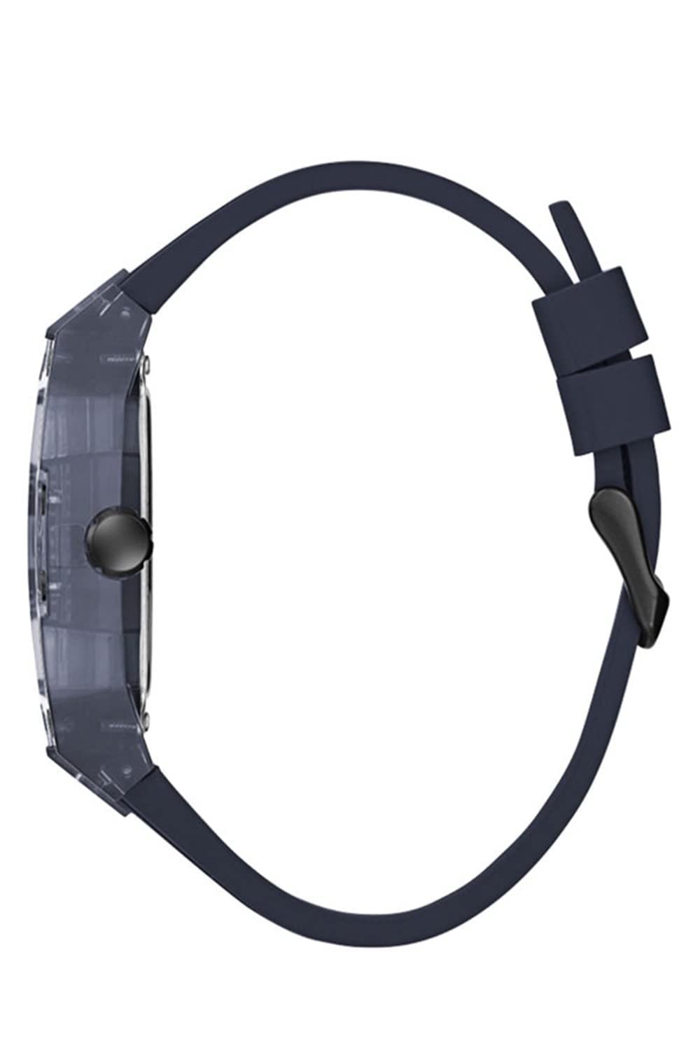 GUESS Men's 44 mm Watch - Blue Strap Navy Dial Navy Case