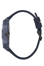 GUESS Men's 44 mm Watch - Blue Strap Navy Dial Navy Case