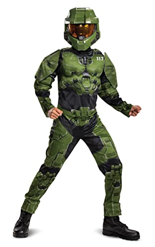 Disguise DG104999G Boys Halo Master Chief Infinite Muscle Child Costume - Large 10-12