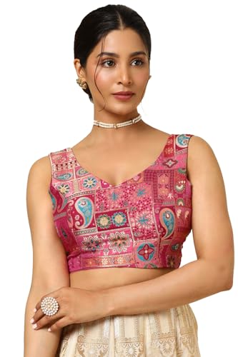 Soch Women Tussar Zari Woven Padded Blouse
