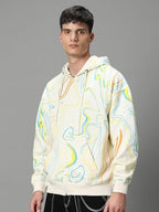 Bewakoof Heavy Duty 1.0 Mens AOP Oversized Fit Full Sleeve Fleece Hoodies