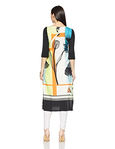 W For Woman Women'S Straight Kurta (16Fe15662-57124_Ecru_18)