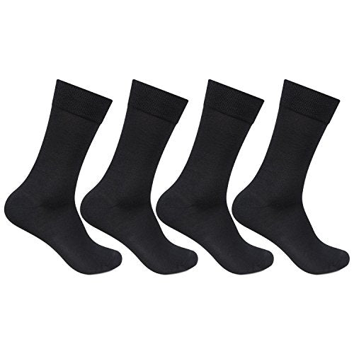 Bonjour MenS Ankle Socks (Pack Of 4)(Bro190-Po4-Bk_Multicolor_Free Size)