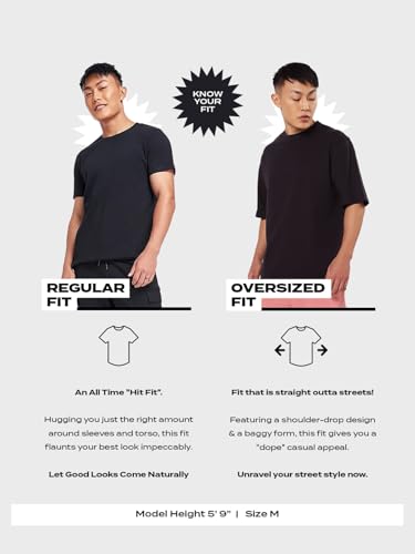 Bewakoof Official Naruto Merchandise Aero Senin Mens Graphic Print Oversized Fit Half Sleeve Round Neck Cotton Jersey T-Shirt_6