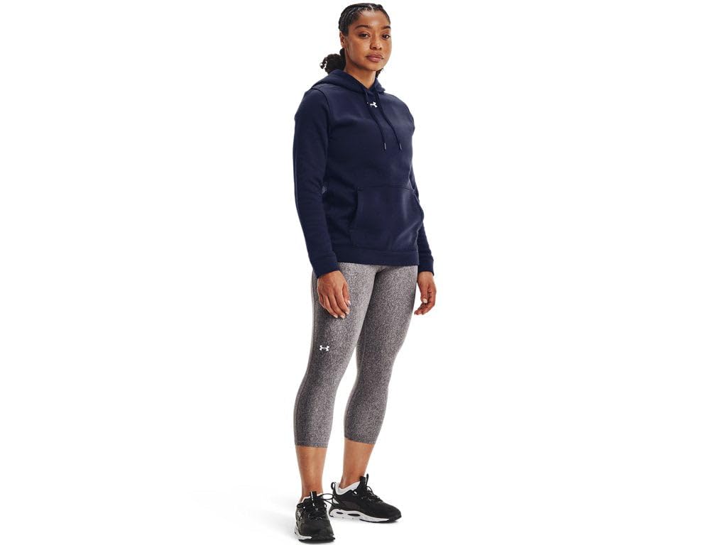 Under Armour Women's Hustle Hoodie Navy | White MD