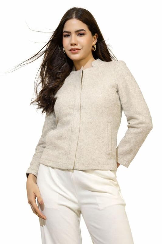 Armisto 916 Tailored Wool Jacket with pockets  2XLarge (Oatmeal) 2