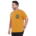 Bigbanana MenS Round Neck T-Shirt (Carlisle,Orange,6Xl)