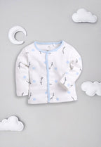 BABY GO Baby Boy 0-3M,3-6M,6-9M,9-12M Full Sleeves 100% Pure Cotton T-Shirt Combo Pack Of 3 (White)