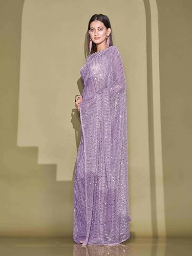 Womanista WomenS Women Ready To Wear Saree Ll Women Lycra Saree Ll Women Pre Draped Saree Ll Women One Minute Saree Ll Un-Stitc