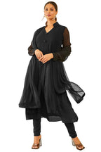 Soch Women Embellished Georgette Suit Set with Dupatta