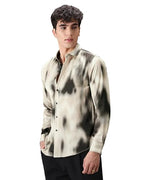 I Enterprise Mens Spread Collar Long Sleeve Multicolor Solid Regular Shirt Slim Fit Office Wear ShirtS For Men | Textured Long