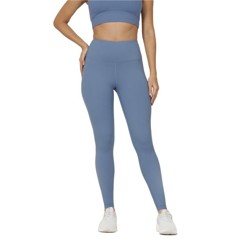 BlissClub The Ultimate Leggings Lite, Ankle Length Tights for Women for Gym, Yoga and Workout with High Waist,Regular Variant