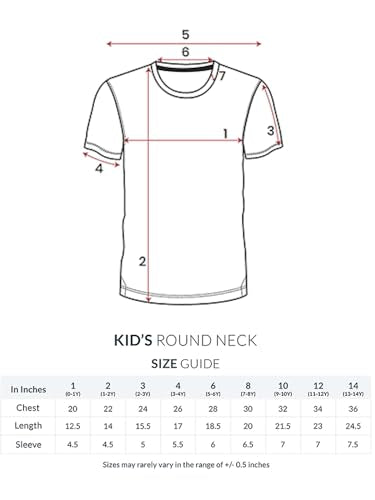 ADRO T Shirts for Boys & Girls | Skate Street Style Printed T-Shirt | Ages 3-14 | 100% Cotton Round Neck Tshirt for Boys |KRN-L2