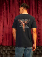 Bewakoof X Official Harry Potter Merchandise MenS Order Of The Phoenix Graphic Printed 100% Cotton T-Shirt - Regular Fit, Round