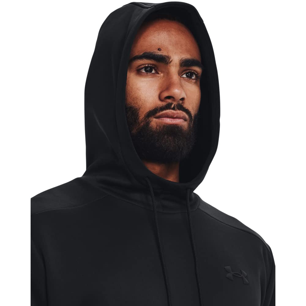 Under Armour Men's ArmourFleece Hoodie, (001) Black / / Black, XX-Large